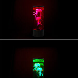 LED Jellyfish Night Light USB Charging Children Night Lamp Color Changing Relaxing Desktop Table LED Lamps Kids Christmas Gift