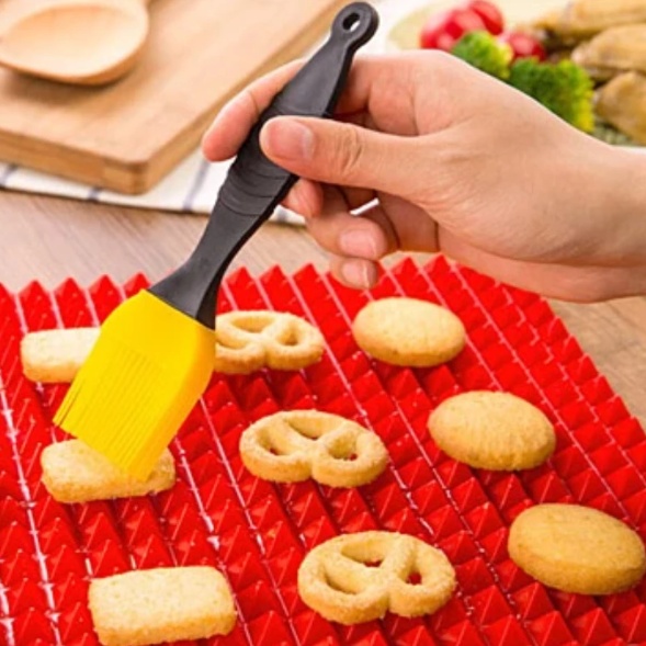 Non-Stick Silicone Pyramid Cooking Mat Baking Mat With Grid Versatile Oven BBQ Cooking Mat Heat-Resistant Mat Kitchen Tools Kitchen Gadgets - Image 8